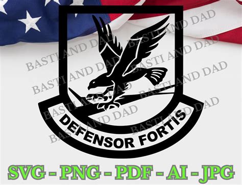 Us Air Force Defensor Fortis Usaf Svg Png Cut File Ai Graphics File