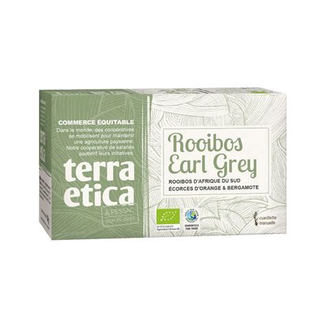 THE ROOIBOS EARL GREY X20 TERRA ETICA Acheter Sur EtiketBio Eu