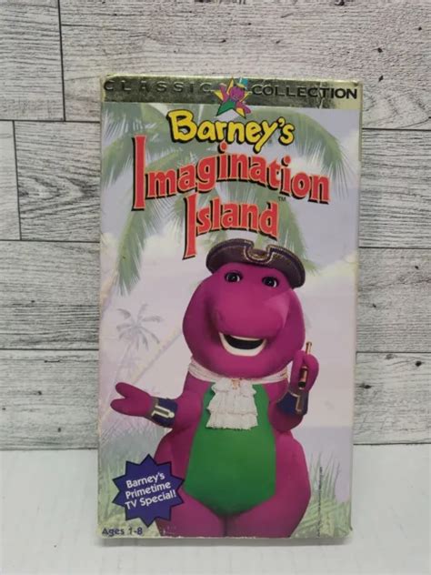 BARNEYS IMAGINATION ISLAND Classic VHS Video Tape Songs Promotional