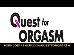 Quest For Orgasm Slim Brunette Cutie Roxy Dee Has Intense Orgasm