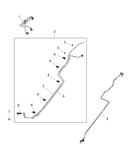 Fuel Lines 2019 Jeep Cherokee
