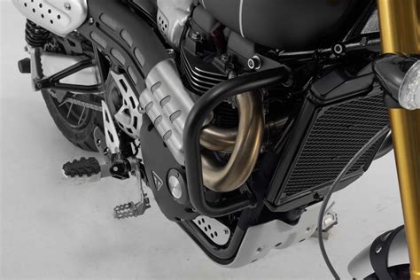 Defensas Sw Motech En Negro Para Triumph Scrambler Xc Xe