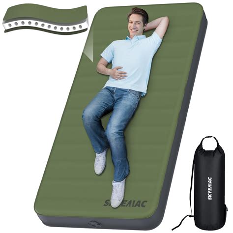 Skyemac Self Inflating Sleeping Pad With Inch Thick Foam Interior