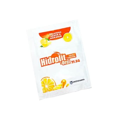 Hidrolit Suero Oral Sabor Naranja 21 5Gr X Sobre Drotafarma Farmadon