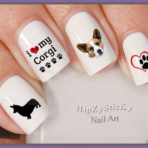 Dog Paw Nail Art Etsy