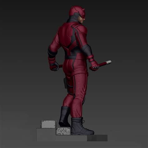 Daredevil Statues 3d Printing Model Stl 3d Model 3d Printable Cgtrader