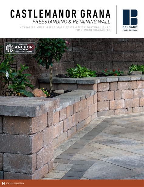 Castlemanor Grana Wall National Cut Sheet Belgard