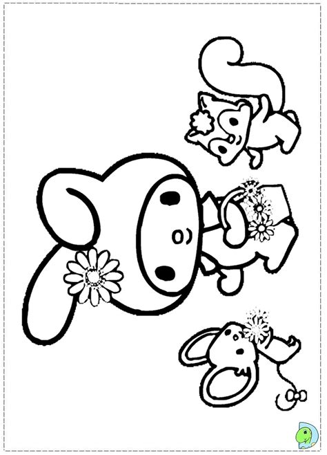 My Melody Coloring Page