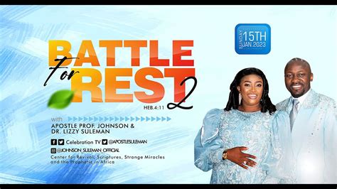 THE BATTLE FOR REST Part 2 By Apostle Johnson Suleman Sunday Service