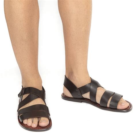 Schl Ger Mischen Genossenschaft Herren Sandalen Made In Italy