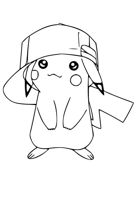 Dibujos De Pikachu Para Colorear E Imprimir