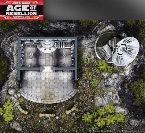 Star Wars Age Of Rebellion Roleplaying Game Map 2 By Henning Cyberpunk