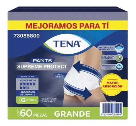 Pa Al Adulto Grande Tena Pants Supreme Protect Piezas Env O Gratis