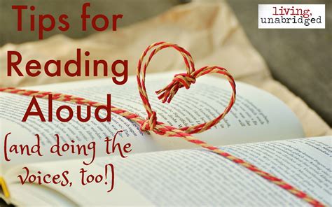 Tips For Reading Aloud