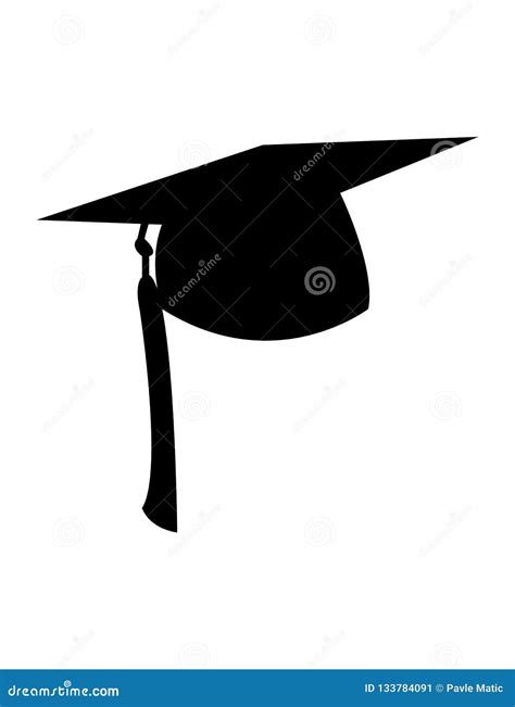 Graduation Hat Silhouette Backgrounds Stock Illustration ...