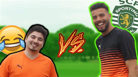 Joguei Contra Um Jogador Do Sporting Youtube