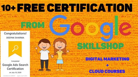 Google Free Course And Certificate Google Skillshop Digital