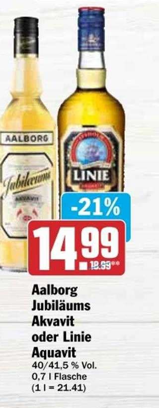 Aalborg Jubiläums Akvavit Oder Linie Aquavit Angebot bei Dodenhof