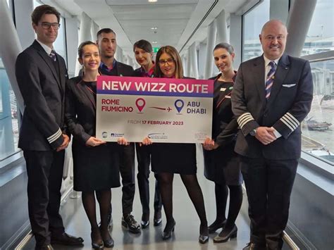 WIZZ AIR INAUGURA IL NUOVO COLLEGAMENTO DA ROMA AD ABU DHABI AlmaTV