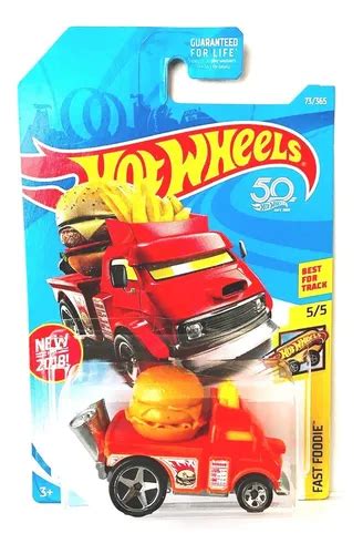 Carrinho Hot Wheels Buns Of Steel Vermelho Caminhão 1 64 Vermelho