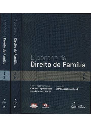 Sebo Do Messias Livro Dicionário De Direito De Família 2 Volumes