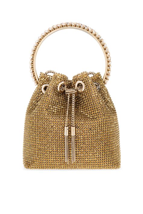 Gold ‘bon Bon Bucket Shoulder Bag Jimmy Choo Vitkac Gb