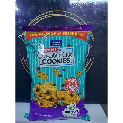 Super Delight Mini Chocolate Chip Cookies G Shopee Philippines