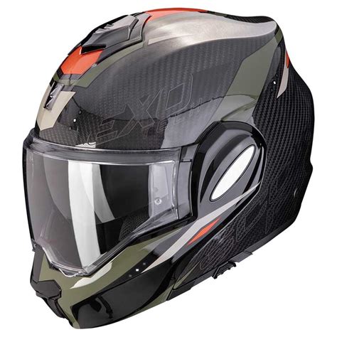 Scorpion Exo Tech Evo Carbon Rover Motorhelm Biker Outfit