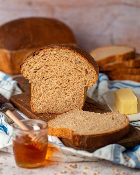 Honey Wheat Sourdough Sandwich Bread Baker Bettie