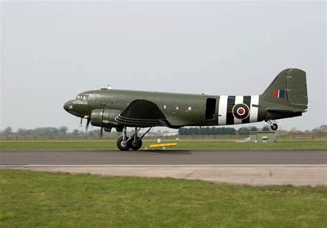 Raf Battle Of Britain Memorial Flight C47 Dakota Za947 A3 17x12