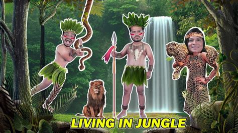 Living In Dangerous Forest Hours Living In Jungle Challenge