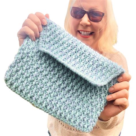 Crochet Clutch Bag Free Pattern Envelope Style