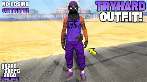 GTA 5 ONLINE EASY PURPLE JOGGERS TRYHARD OUTFIT 1 67 NO TRANSFER