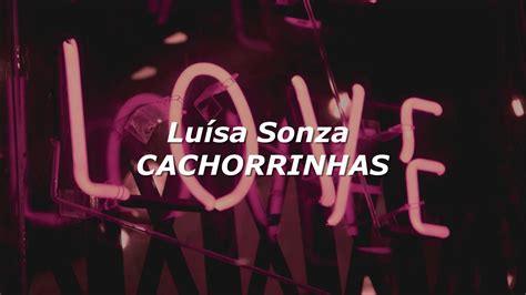 Luísa Sonza Cachorrinhas Letra Lyrics Youtube