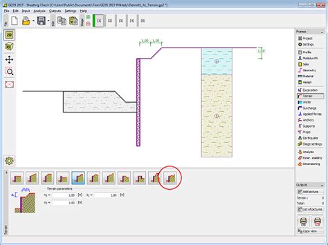 Terrain Program Sheeting Check Online Help Geo