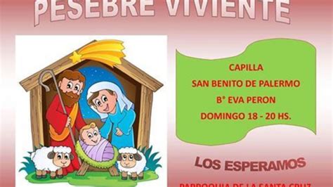 Pesebre Viviente En La Capilla Del Barrio Eva Per N Catamarca Actual