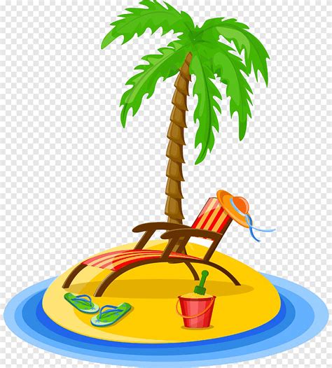 Palm Islands Travel Arecaceae Illustration Coconut Tree Painting