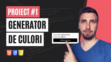 Generator De Culori Folosind Html Css Javascript Proiect