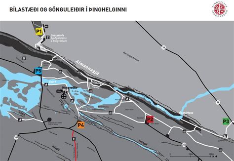 Thingvellir National Park Map