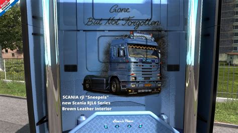 Scania Rjl Sneepels Scania Rjl Series Brown Leather Interior Smg