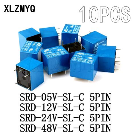 10pcs Relays Srd 05vdc Sl C Srd 12vdc Sl C Srd 24vdc Sl C Srd 48vdc Sl