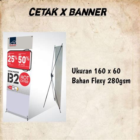 Jual Cetak X Banner Standing X Banner Wisuda X Banner Sidang