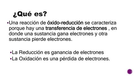 Quimica Reacciones Oxido Reduccion Pptx