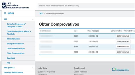 Finan As Como Obter Comprovativo Da Declara O De Irs