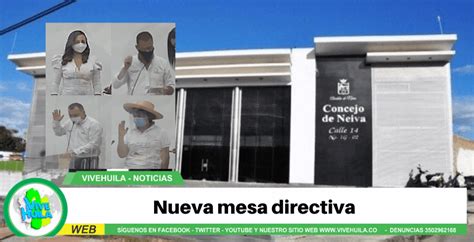 La Nueva Mesa Directiva Del Concejo De Neiva Tom Posesi N