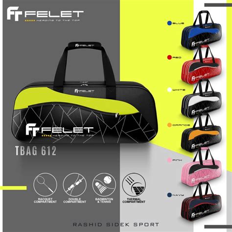 Felet Badminton Bag TB 612 Beg Badminton Racket Bag Shopee Philippines