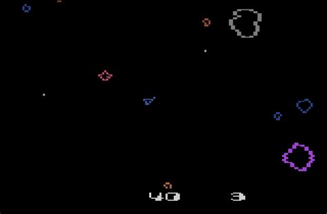 Asteroids Atari Ship Sprite