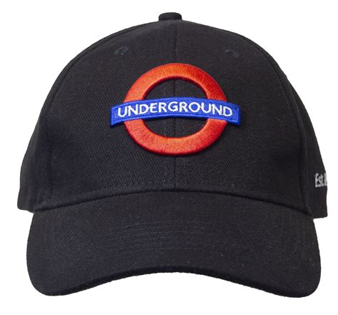 Con Licencia Unisex London Underground Baseball Cap Black Etsy