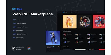 NFT-Bloc Web3 NFT Marketplace | Figma