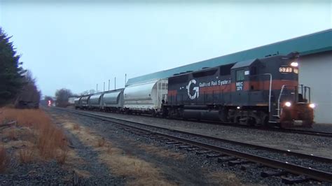 Hd Railfanning Pan Am On A Rainy Day In Portland Me On 1222015 High